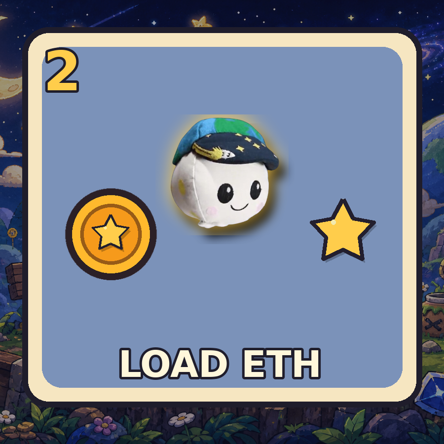Step 2: load ETH