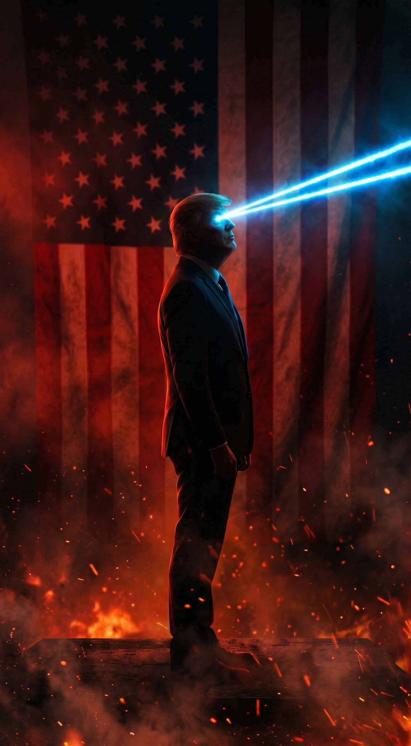 Vertical America Is Back campaign portrait