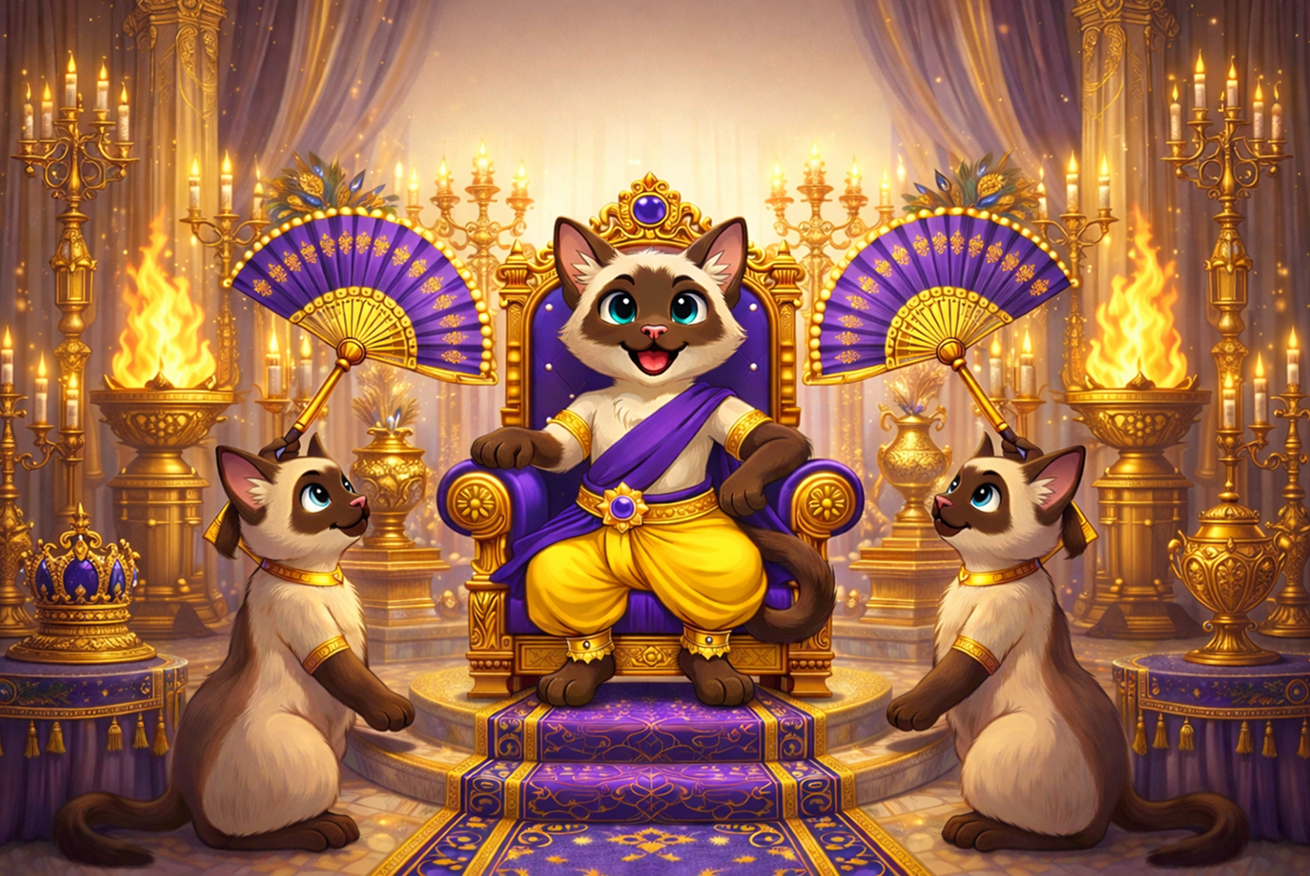 Kobi the Cat illustrated hero landscape